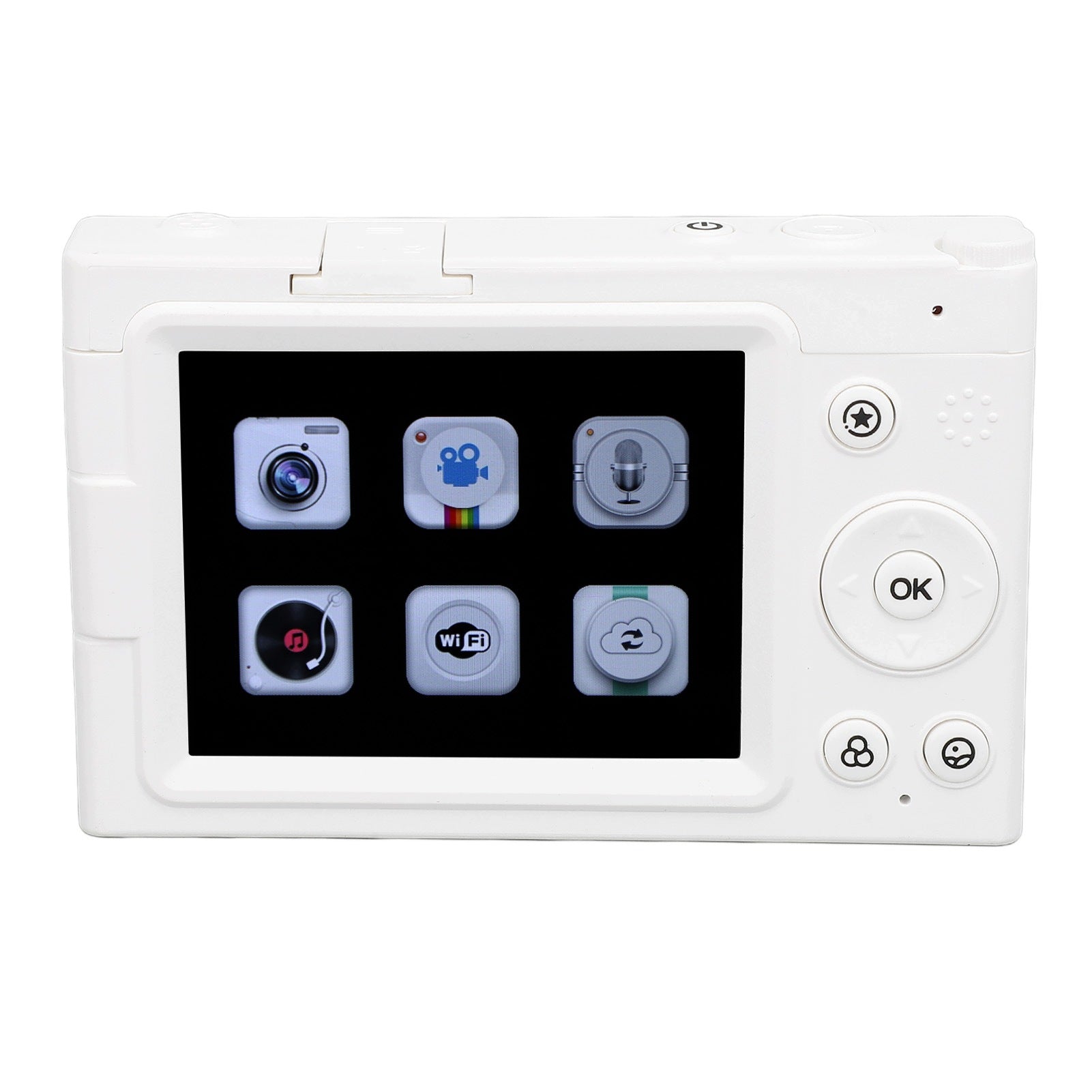 4K Digital Camera Wireless 2,83 inch 28x Digital Zoom MP3 QH Model 0906UUTR