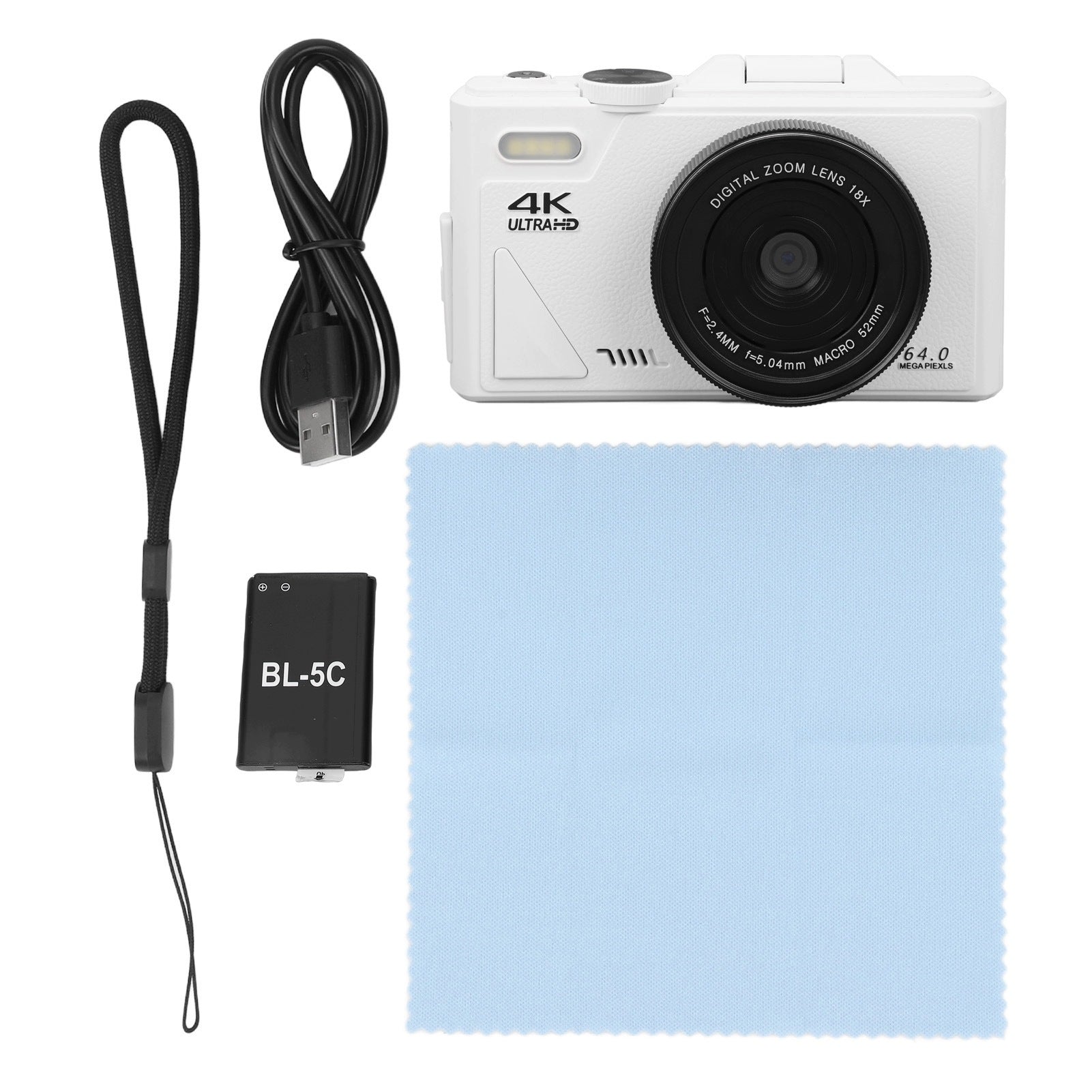 4K Digital Camera for 64MP HD Photography Autofocus 18X Zoom Digital GZ Brand no brand