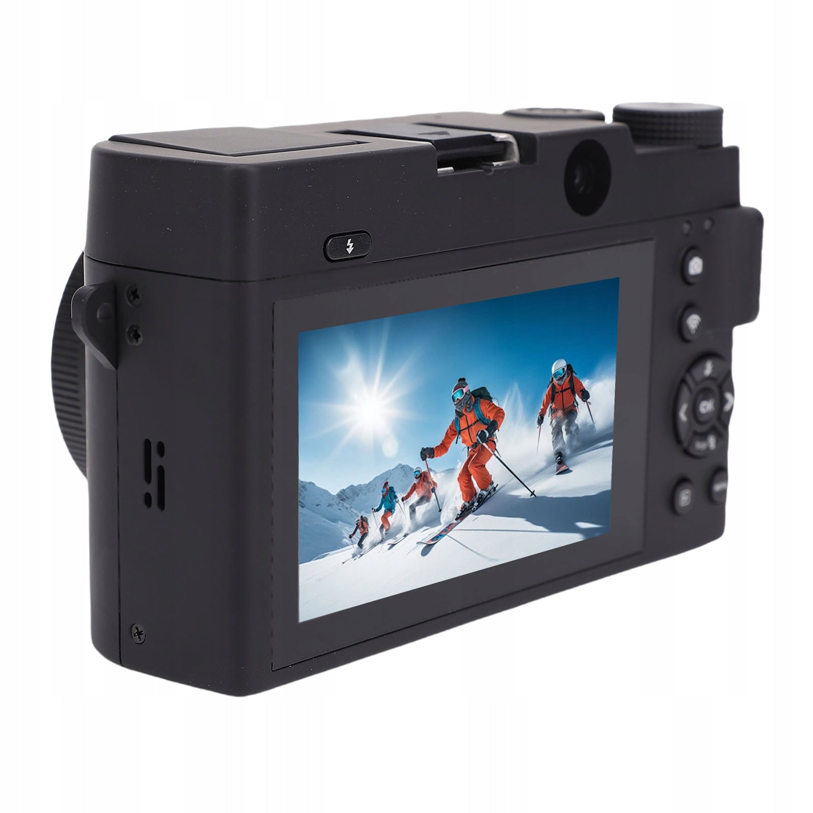 4K Digital Camera for 75MP HD Photography Dual Lens WiFi 18x CL Brand no brand