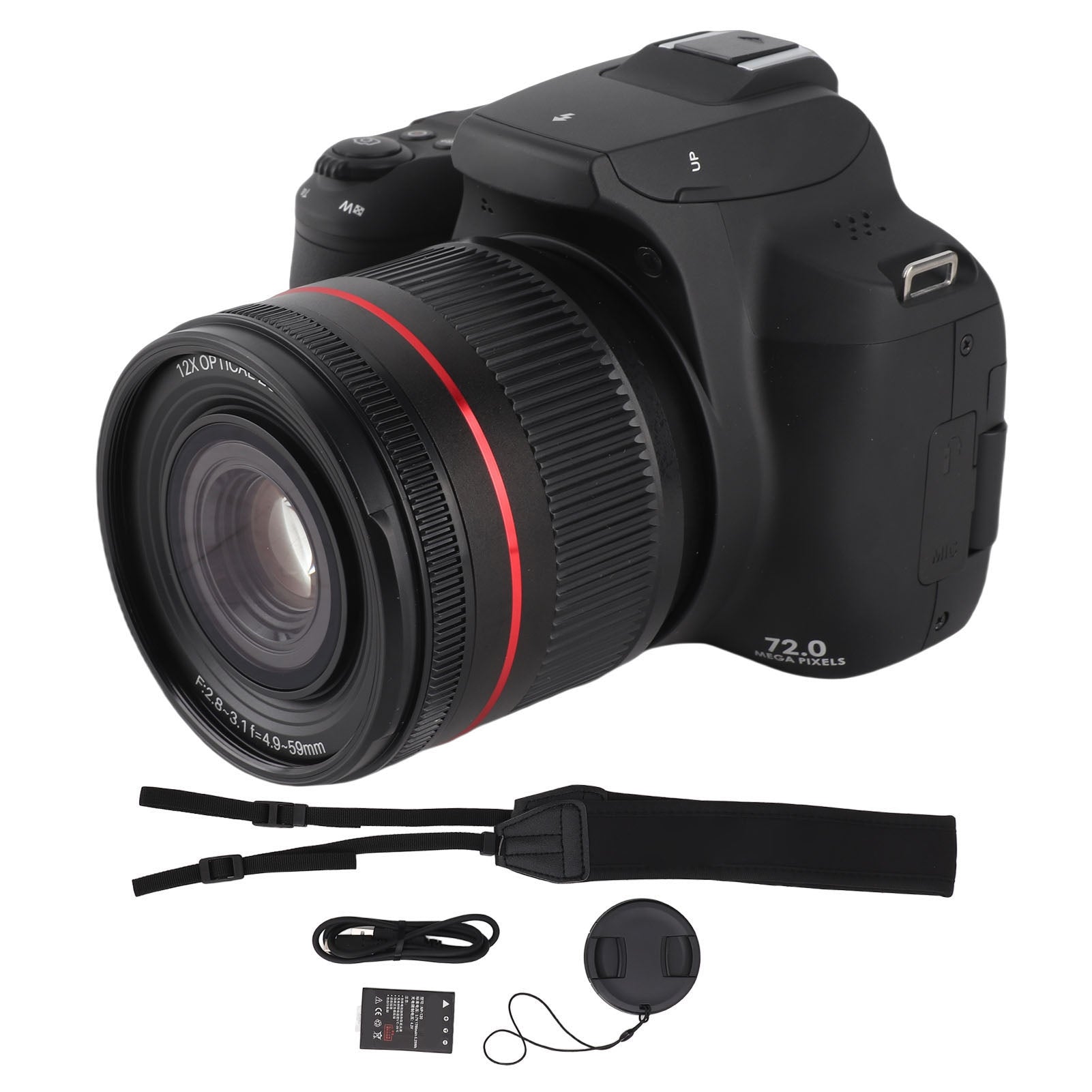 4K Digital Camera for Photography and Video WiFi 72MP 12x 30x Zoom YP Brand no brand