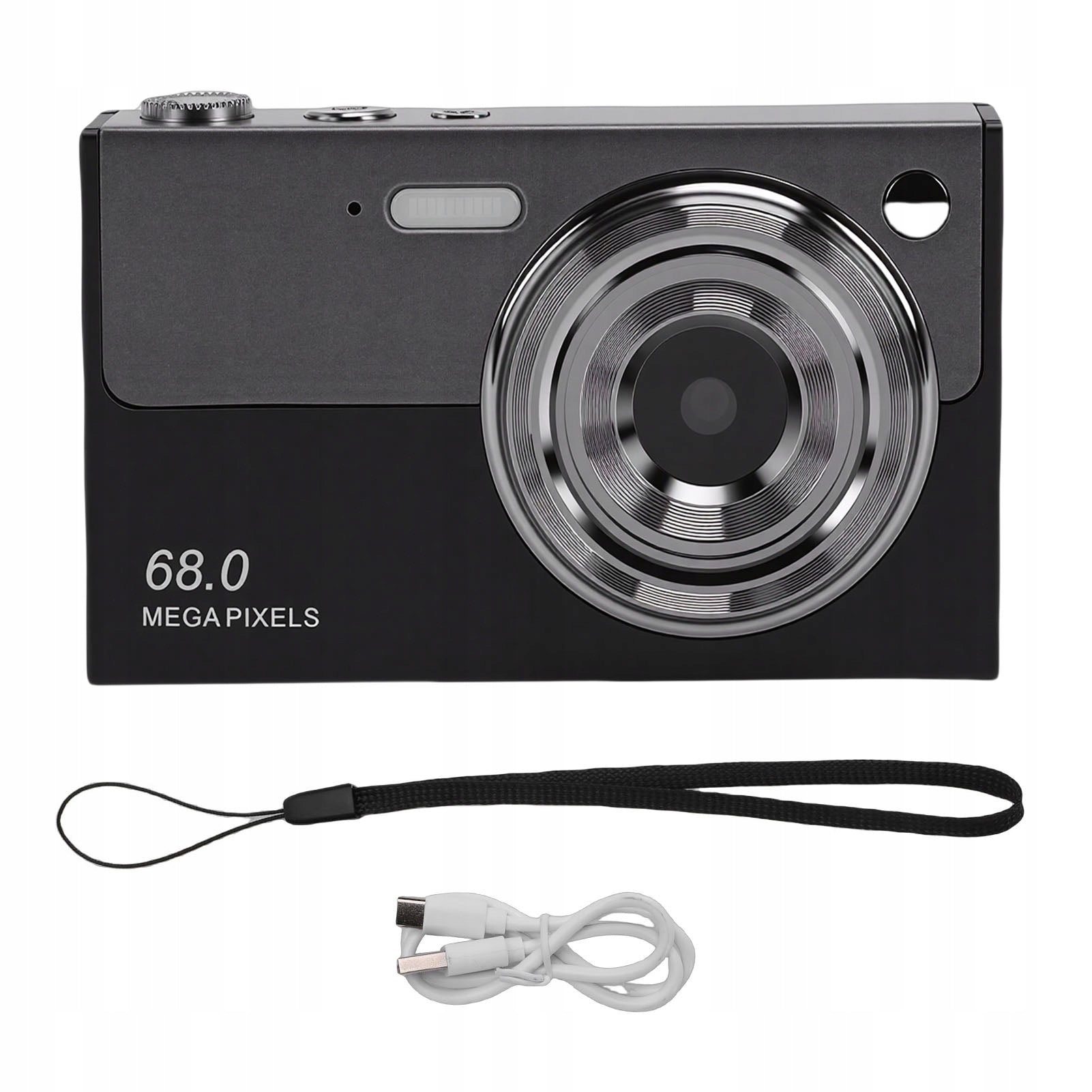 4K Digital Camera for Teen Students 68 MP HD with Two VY
