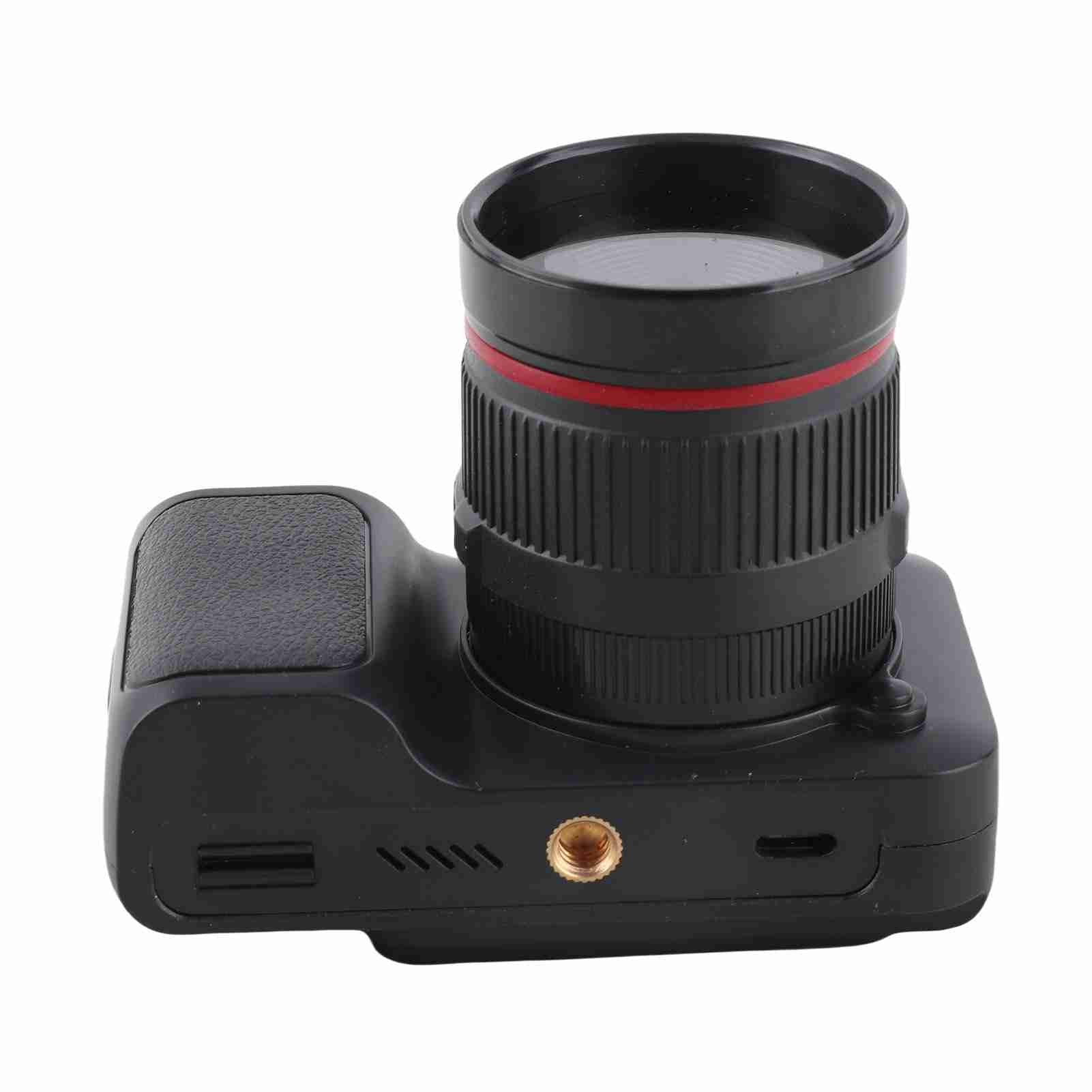 4K Digital Camera with 180 Tilt Screen Compact Travel 8G