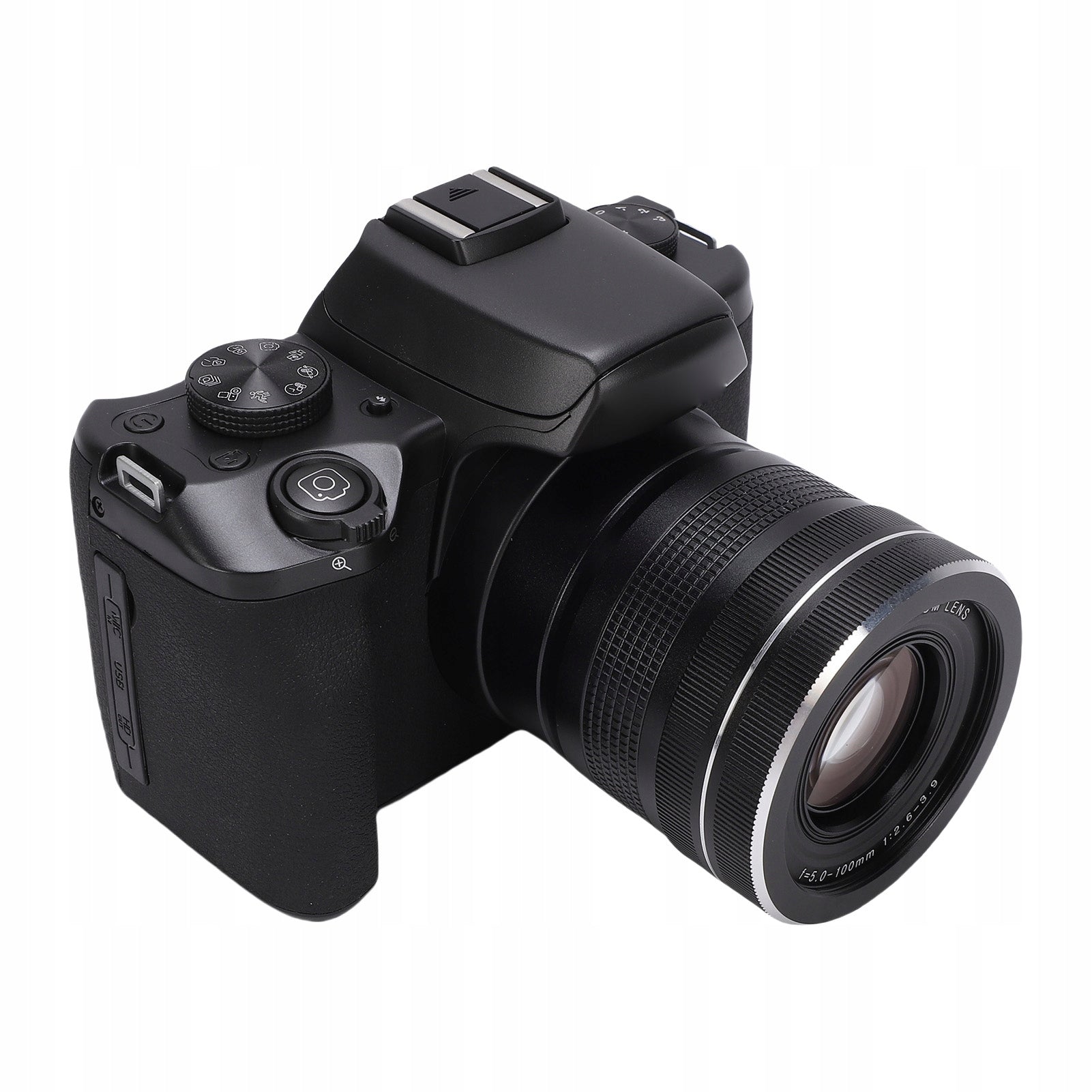 4K Digital Photography Camera 75MP WiFi Vlog Camera with L1 Model 2078AIWT