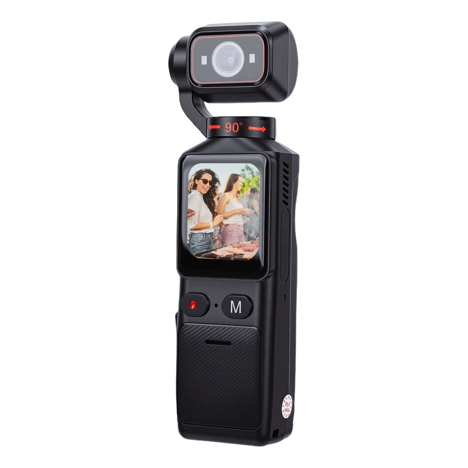 4K HD 140 Handheld Camera Wide Angle Touch Screen Anti Shake Handheld HT