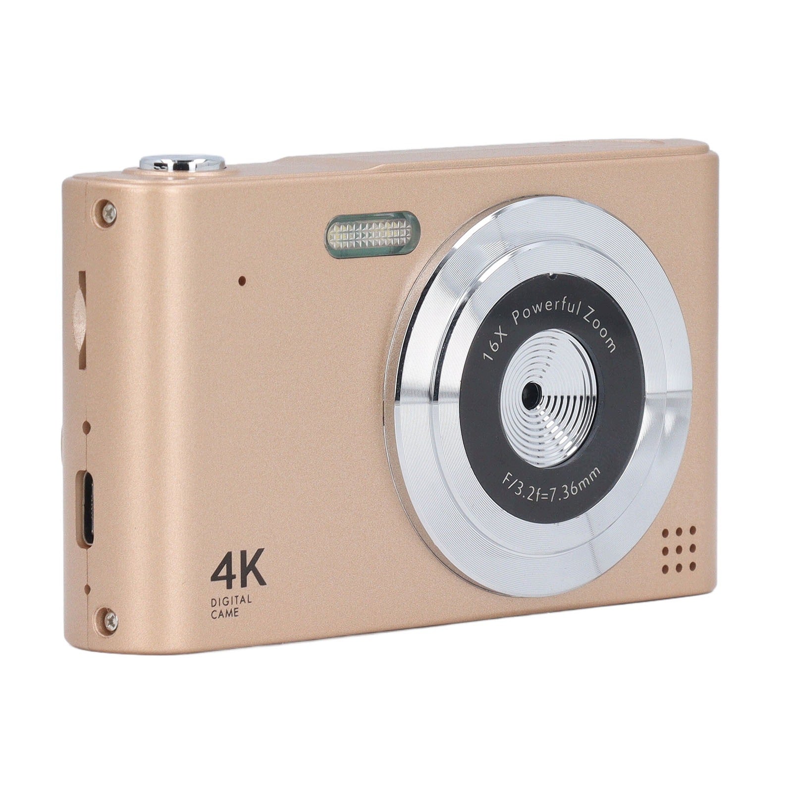 4K HD 16X Zoom 48MP Digital Camera Portable CCD Camera with 83 LED Flashlight Model 4673MWTD