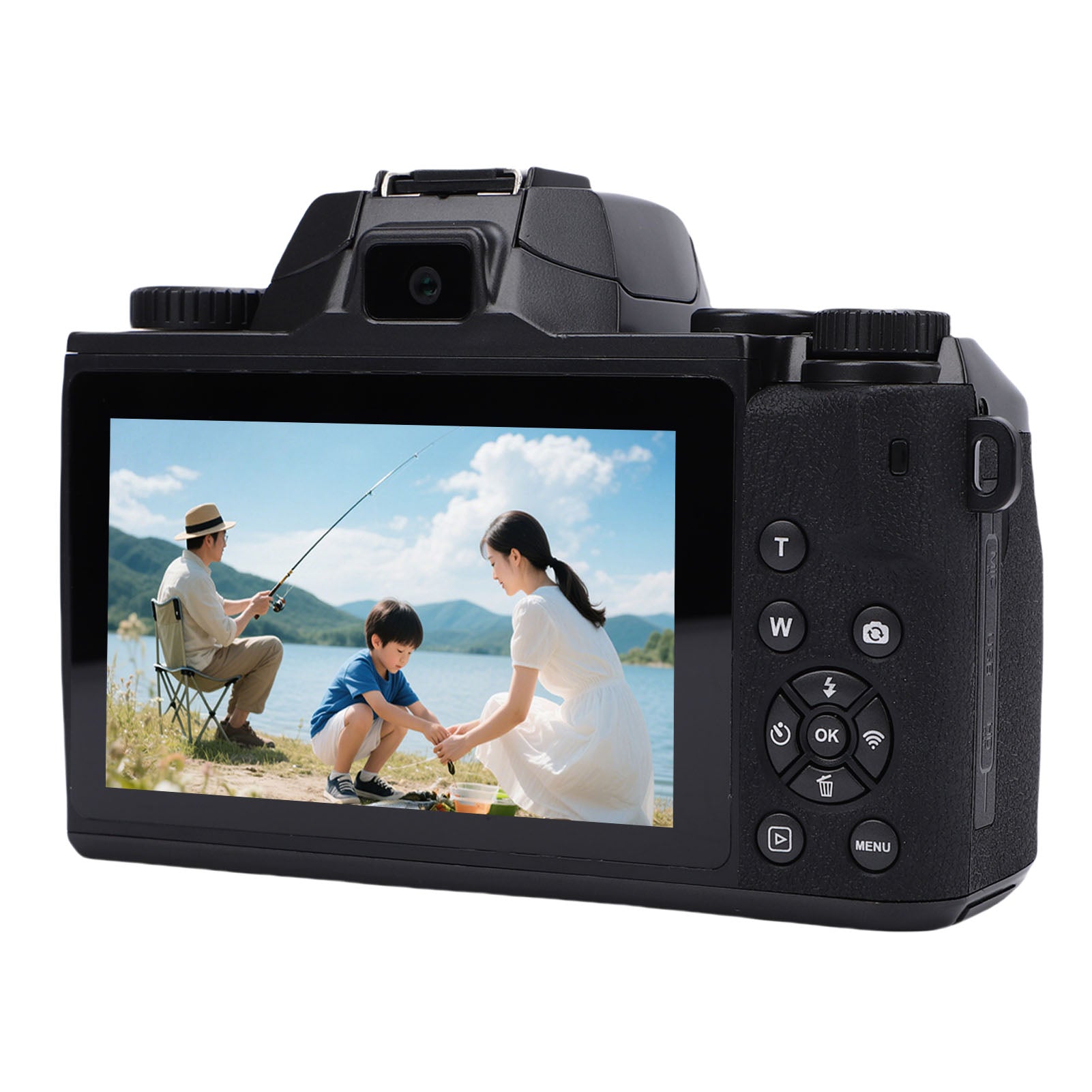 4K HD Digital Camera 4 Inch Touch Screen 16x Zoom 64MP WiFi Autof Brand no brand