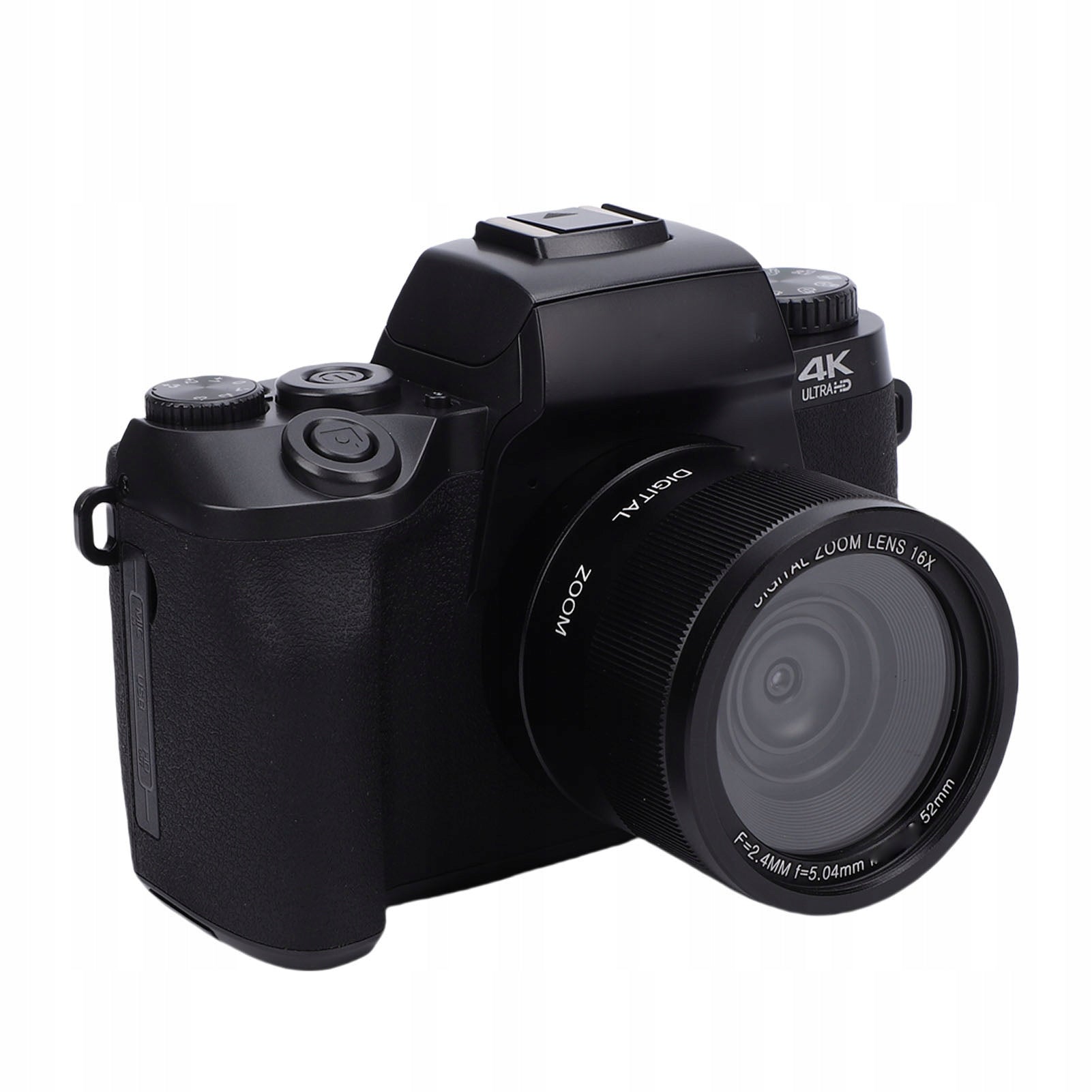 4K HD Digital Camera 4 Inch Touch Screen 16x Zoom 64MP WiFi Autof Model 4372YSLU