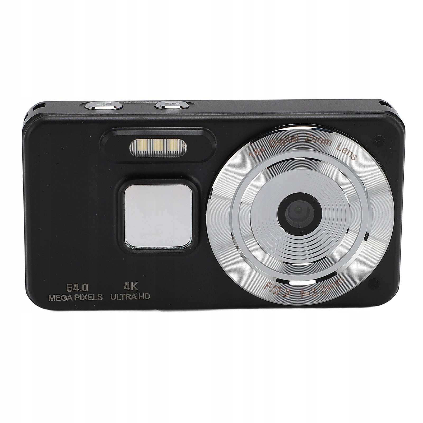 4K Portable Digital Camera 64MP 18x Zoom Autofocus Anti Shake Selfie 0K Brand no brand