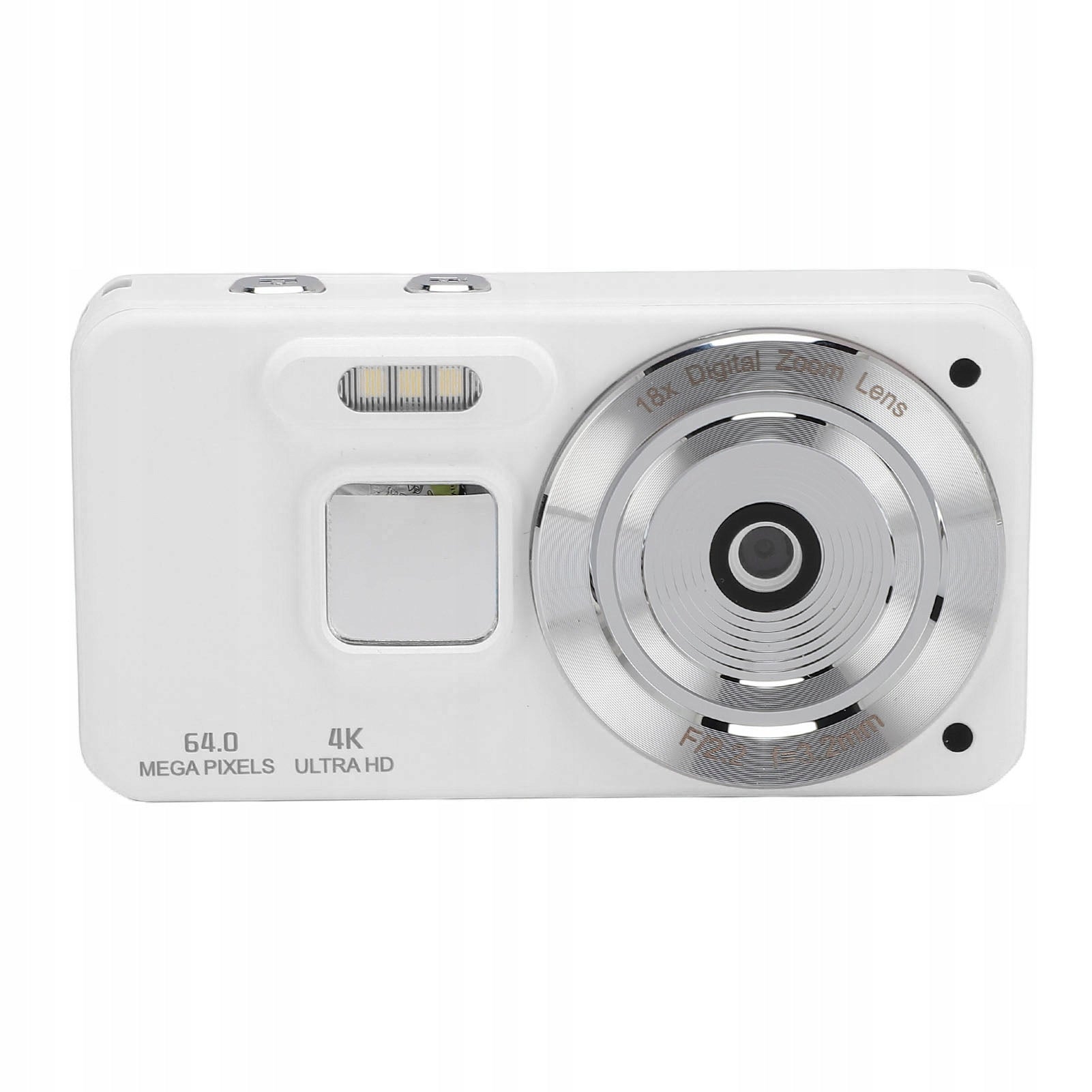 4K Portable Digital Camera 64MP 18x Zoom Autofocus Anti Shake Selfie I3 Brand no brand