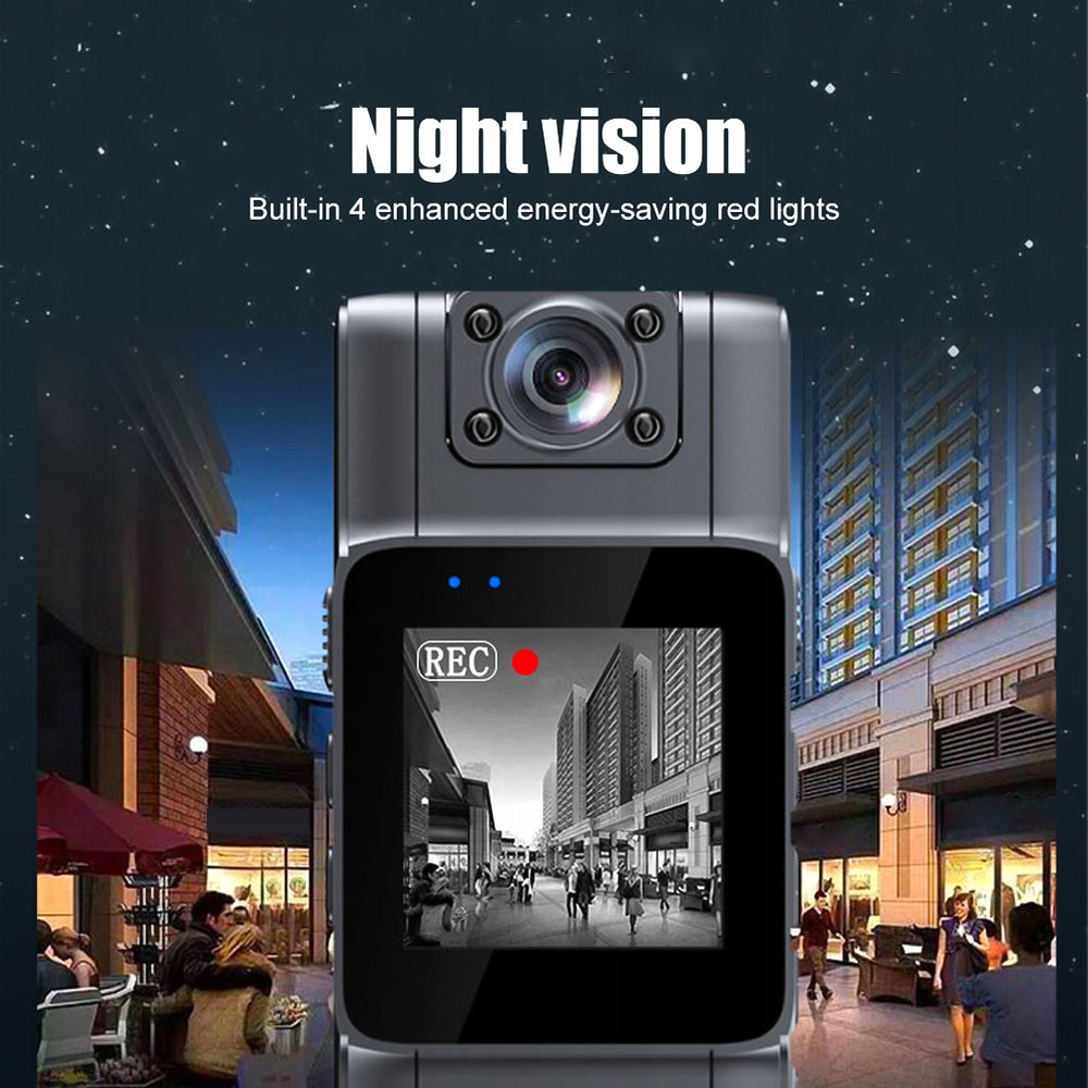 4K UHD Mini Body Camera with 150° VP Width Audio and Video Recording