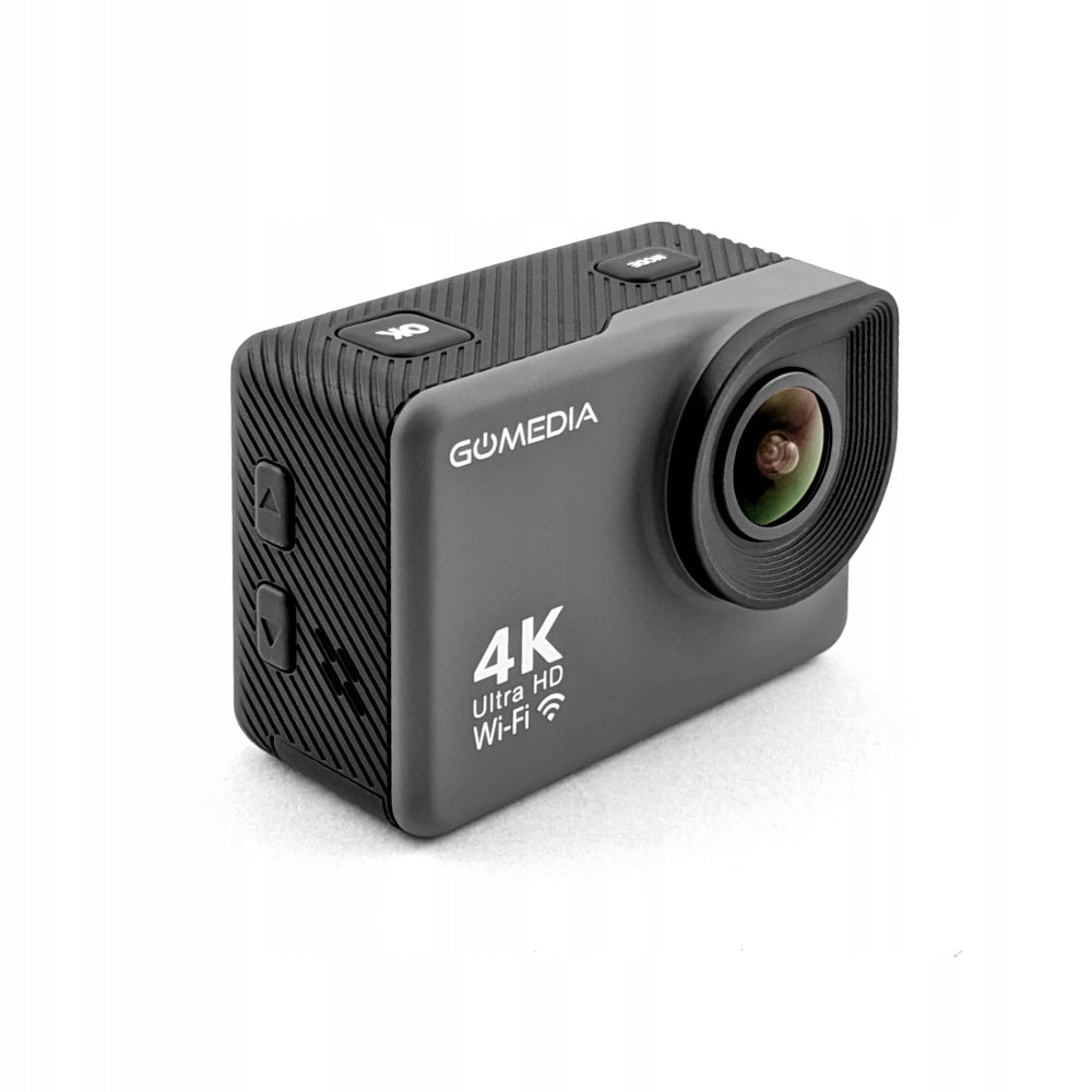 4K UHD Sports Camera 30FPS WiFi HDMI Remote Control Waterproof 2 Monopod Batteries Brand GOMEDIA