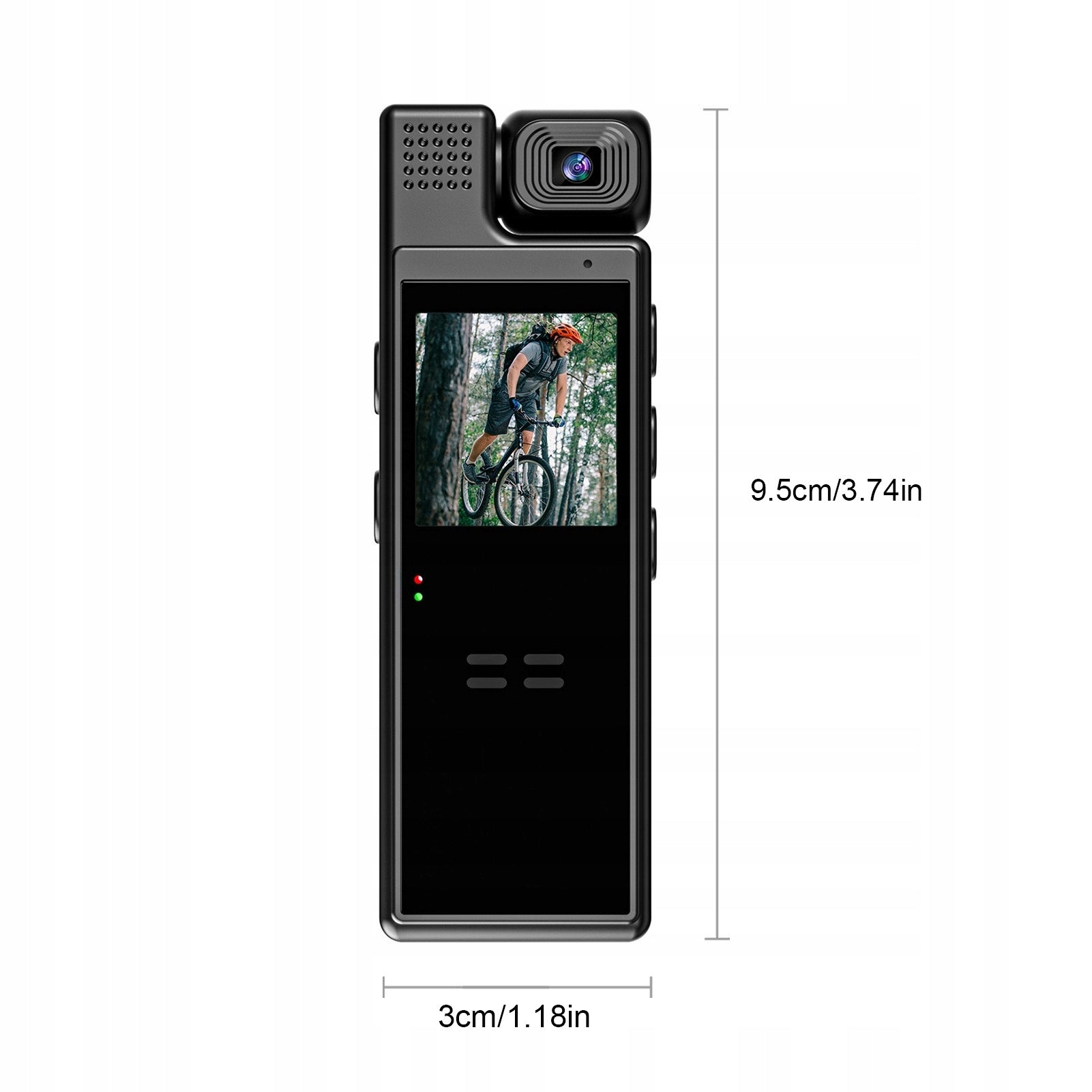 4K UHD camera with 180° audio and video recording 6 9G rotating lens Brand no brand