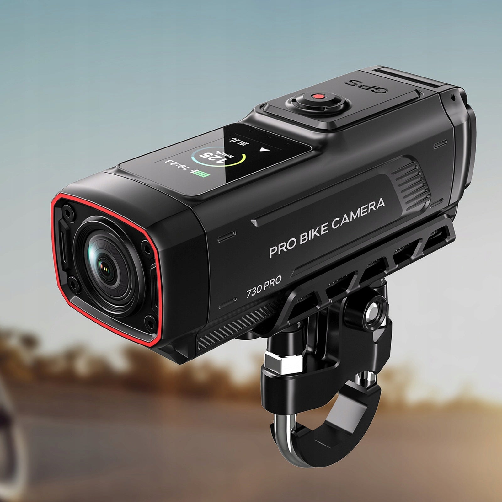 4K VIDEO RECORDER FOR MOTORCYCLE BIKE WITH GPS EIS STABILIZATION 730 PRO Model 4570097936637