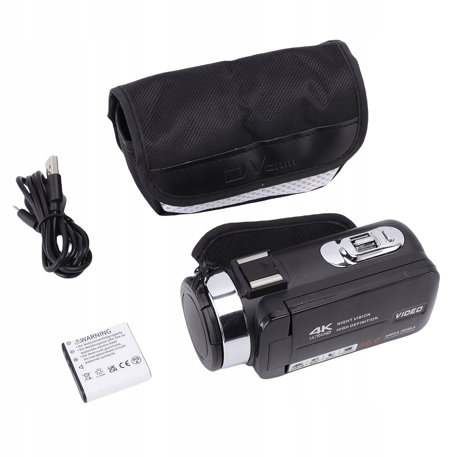 4K camera 80MP 3 inch rotating 18x zoom with lamp Model 4759NUNI