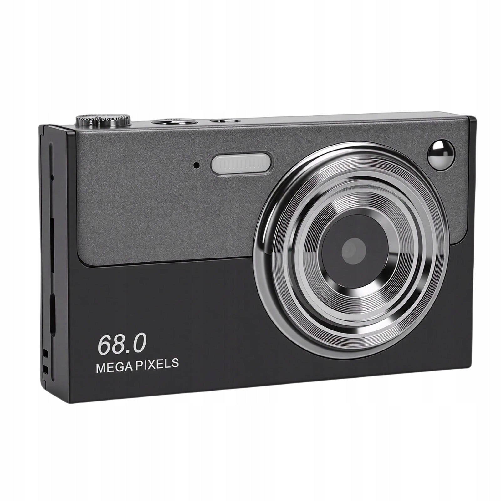 4K digital camera for teenagers-students 68 MP HD with two AE