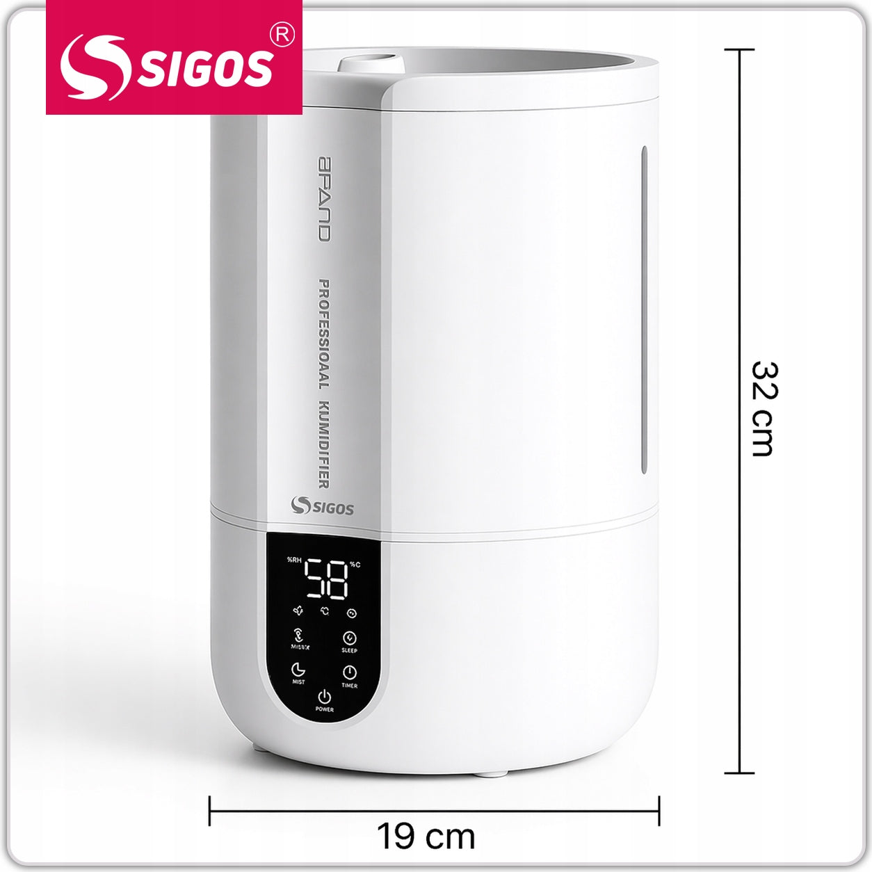 4L Ultrasonic Quiet Air Humidifier with LED Remote Control Large for Home Brand no brand