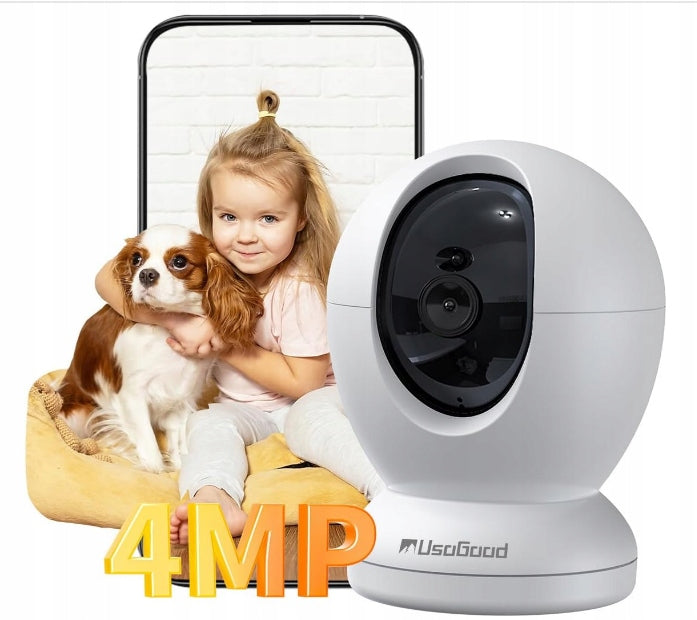 4MP WiFi IP Camera Rotating 360° Baby Monitor Electronic Usogood