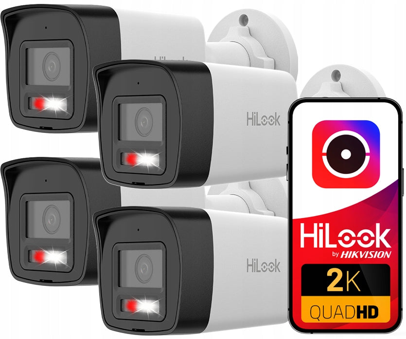 4MPx Outdoor 4x IPC-B140HA-LUC HiLook Hikvision Hybrid Light