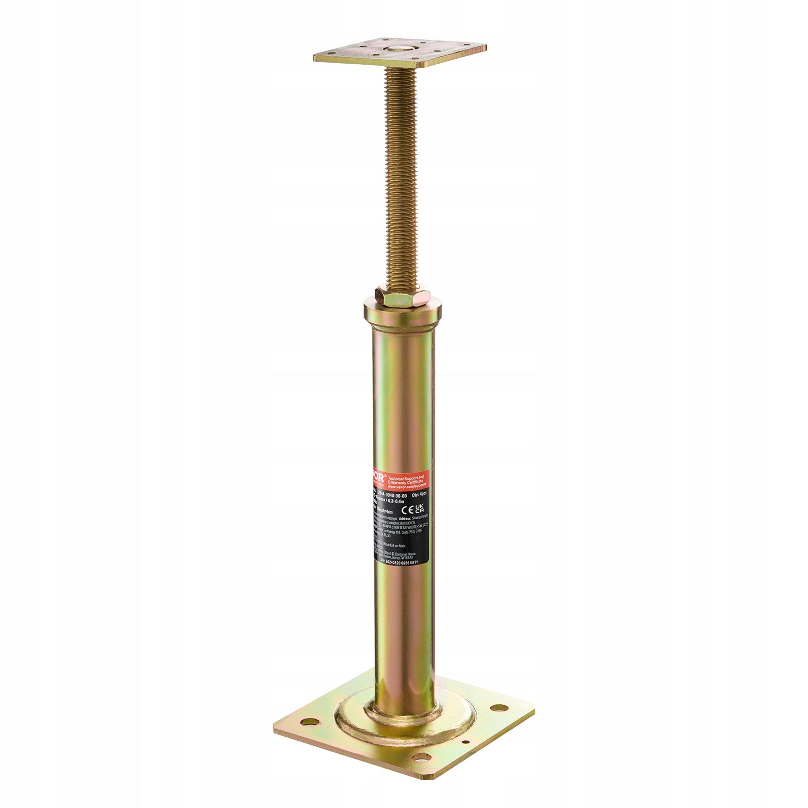 4PCS Adjustable Floor Jack Post House Floor Leveling Lift 11.6"-16" Height Minimum lifting height 295 mm