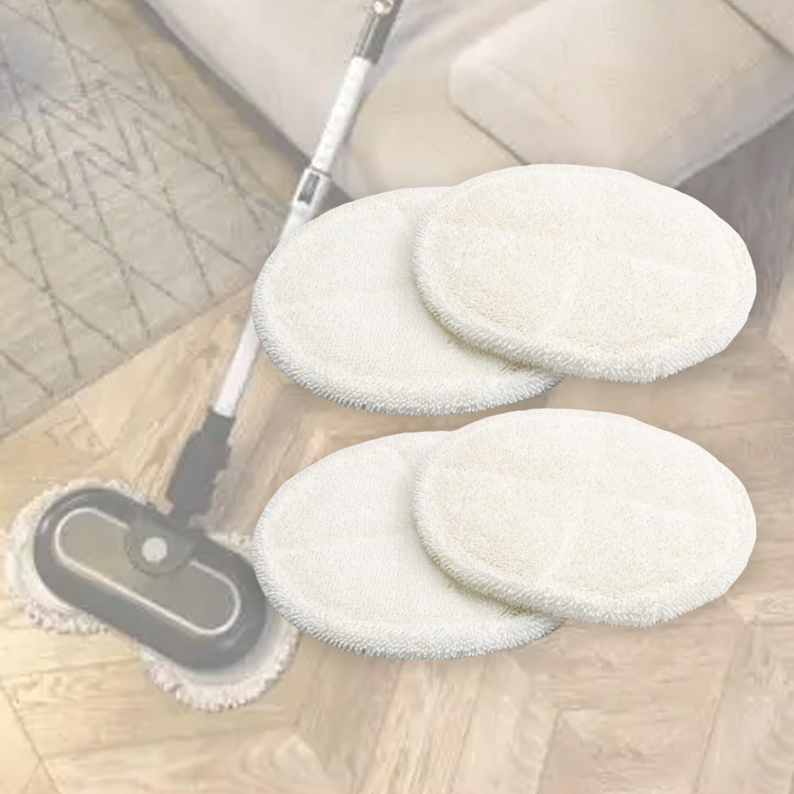 4Pcs Electric Mop Pads 8.07inch Spare Parts Easy to Install Accessory
