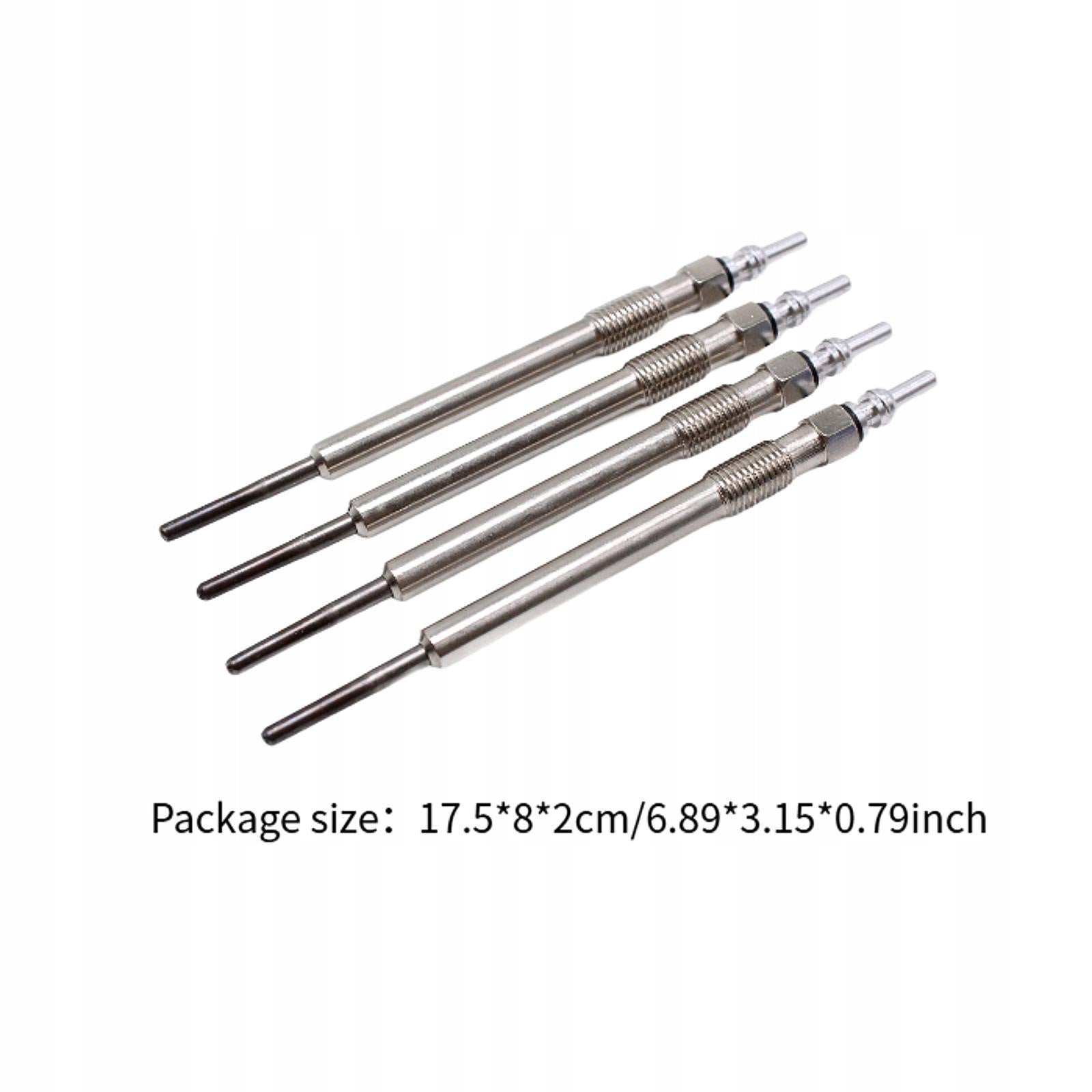 4Pcs Glow Plugs Spare Part Professional High Performance Metal Auto Brand no brand