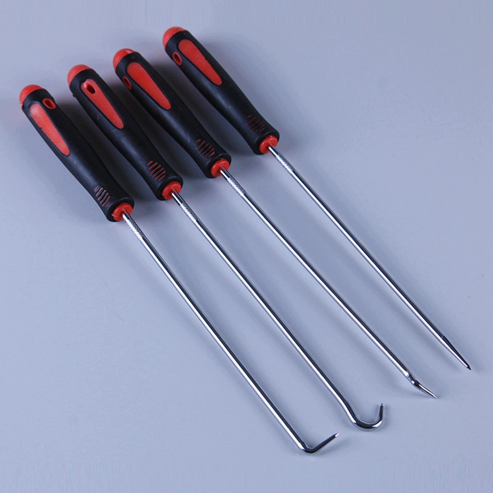 4Pcs Universal Auto O Ring Seal Pick Hooks for Automobile Comfortable 230mm Brand no brand