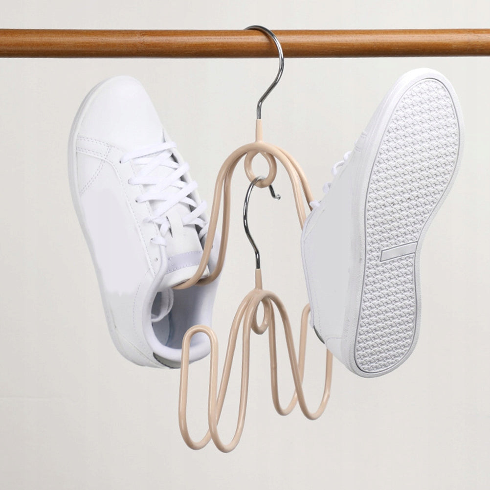 4SZT WIESZAK STALOWY NA BUTY SUSZARKA PRAKTYCZNA DO DOMU Unfolded width 20.5 cm
