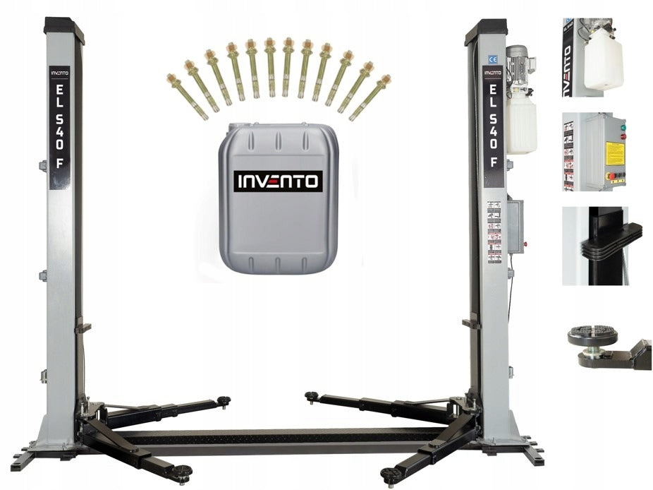 4T two-column car lift with automatic frame INVENTO EL S 40F Manufacturer code INVELS40F