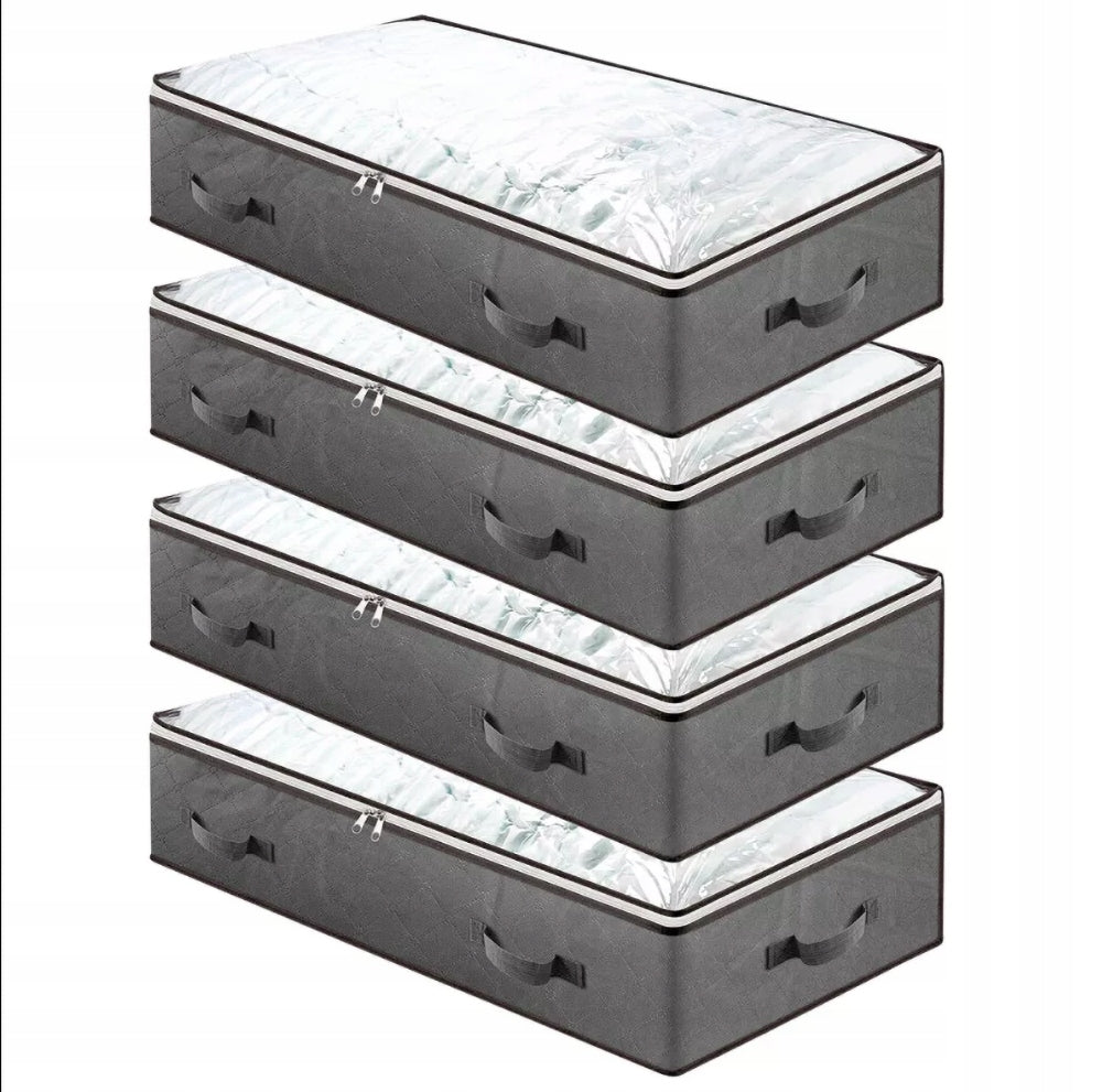 4X BED BAG FOR STORING CLOTHES BOXES ORGANIZER CONTAINERS 90L EAN (GTIN) 6902657490705