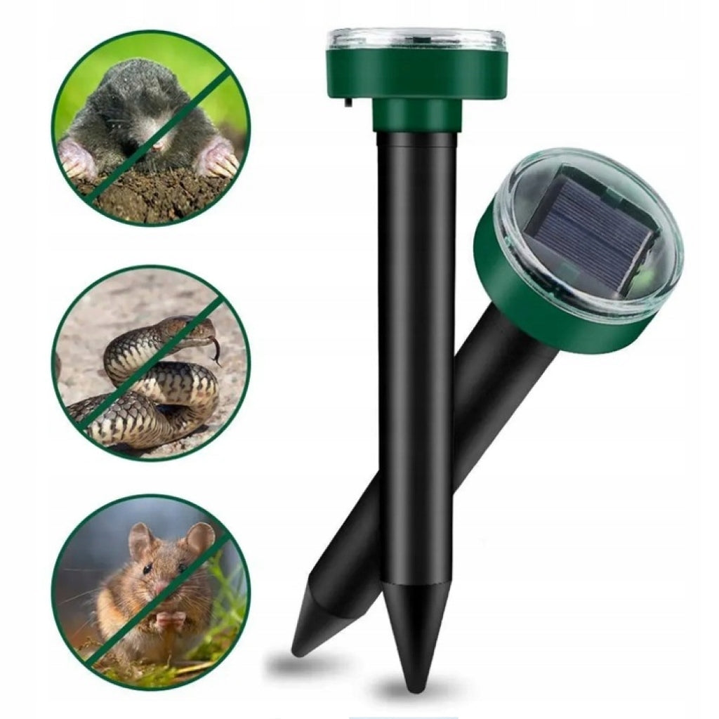 4X Solar Deterrent For Crete Veneers Rats Vibration Rodents 3200m2 Manufacturer code ODSTRASZACZ SOLARNY OKRĄGŁY