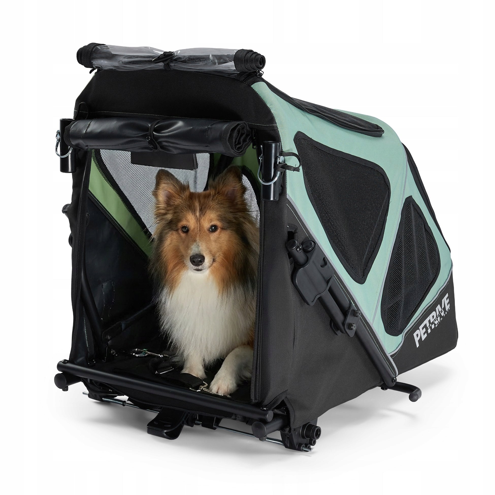 4in1 Dog Bicycle Trailer Trolley Large Transporter Up to 30kg PETRIVE Brand PETRIVE BE
