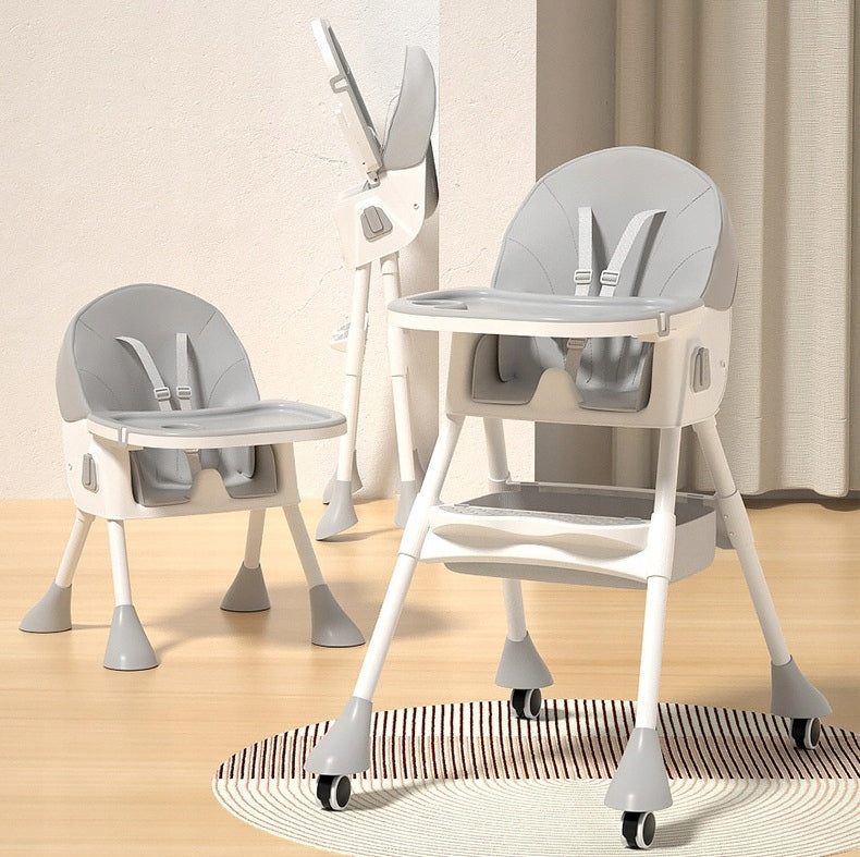 4in1 Folding Baby Seat Highchair Tray Grey Manufacturer code KDK03 szary