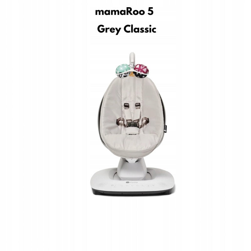 4moms Deckchair Swing mamaRoo 5.0 Classic Grey Packaging status original