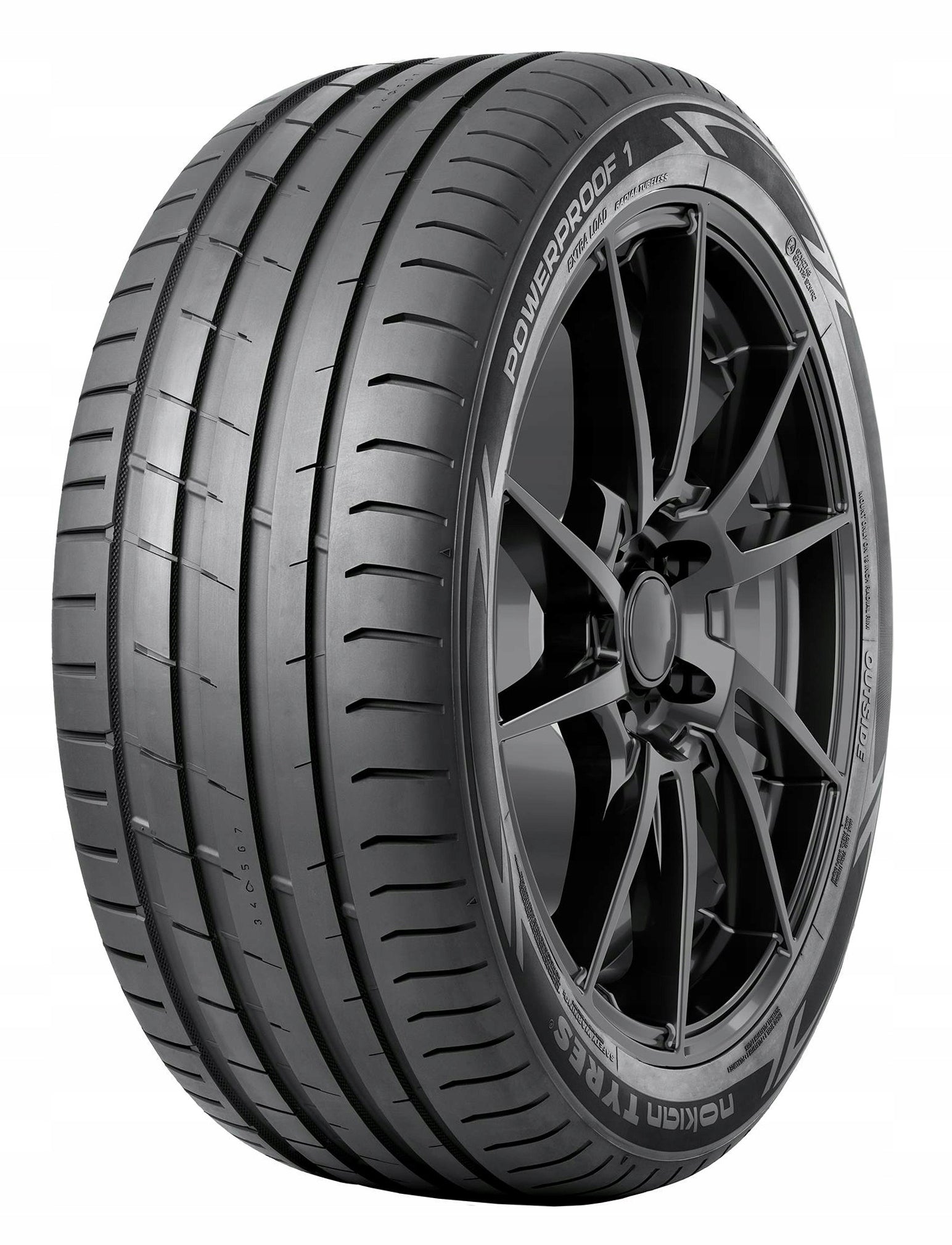 4x 245/45ZR19 NOKIAN POWERPROOF 1 102 Y tyres