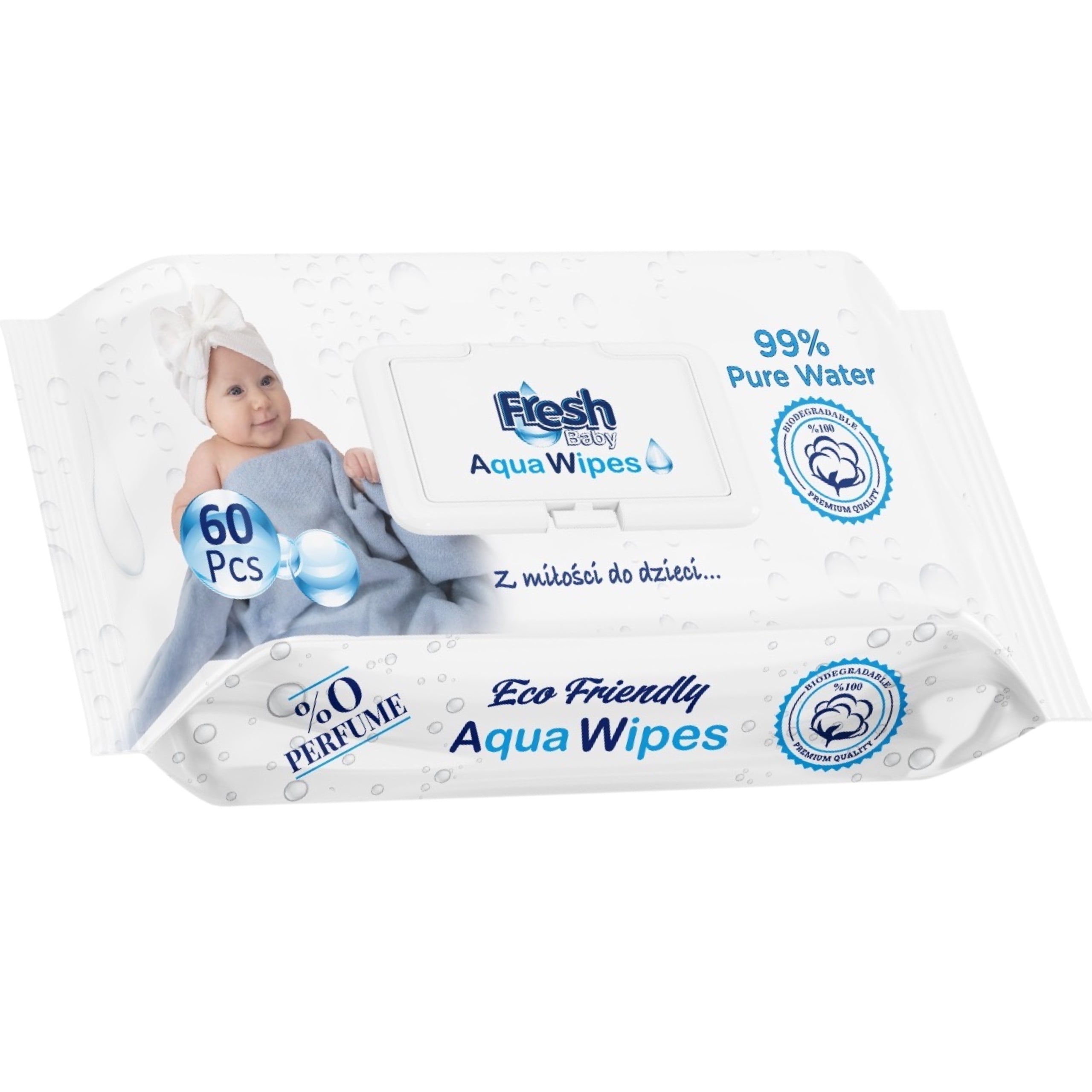 4x AQUAWIPES WET WIPES FOR KIDS AQUA WIPES WET 99% WATER 4PACK Manufacturer code 8682665880177