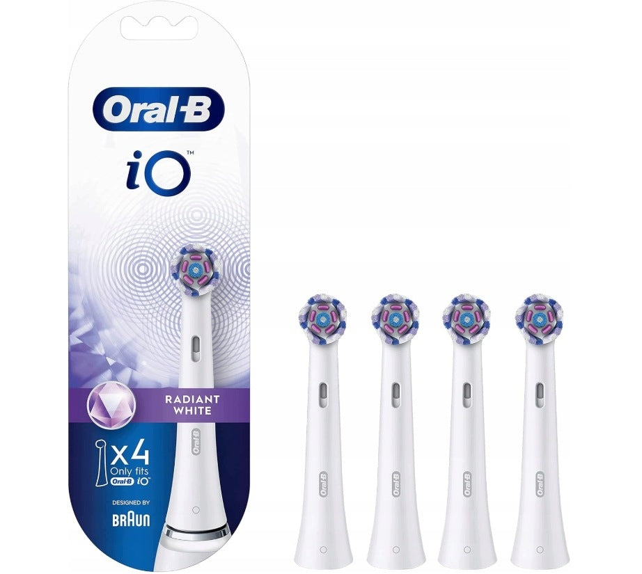 4x BRAUN Oral-b iO Radiant White Polishing Tips for iO Brush