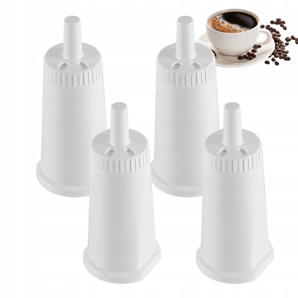 4x Coffee Machine Water Filter for Sage SES008/875/878/880/810/980/990