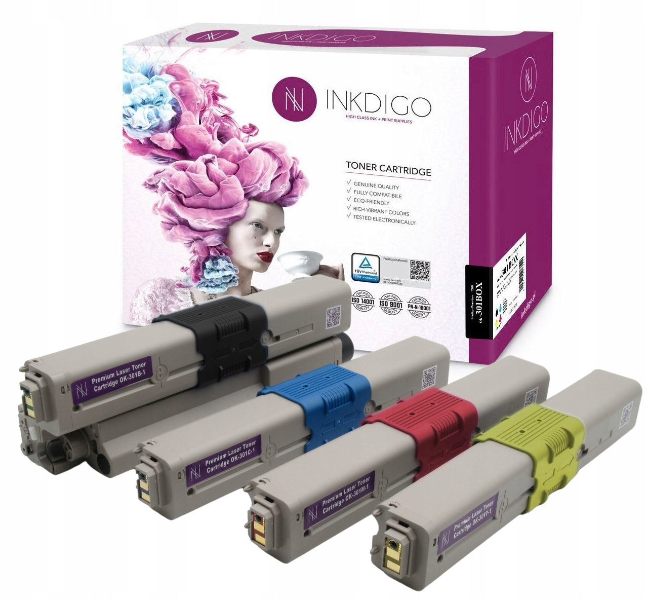 4x EYE TONER C301DN C321DN MC342DN MC332DN CMYK