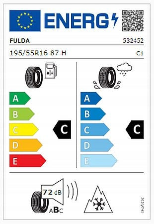 4x Fulda Kristall Control HP2 195/55R16 87 H Tires Number of tires offered set of 4 pcs.