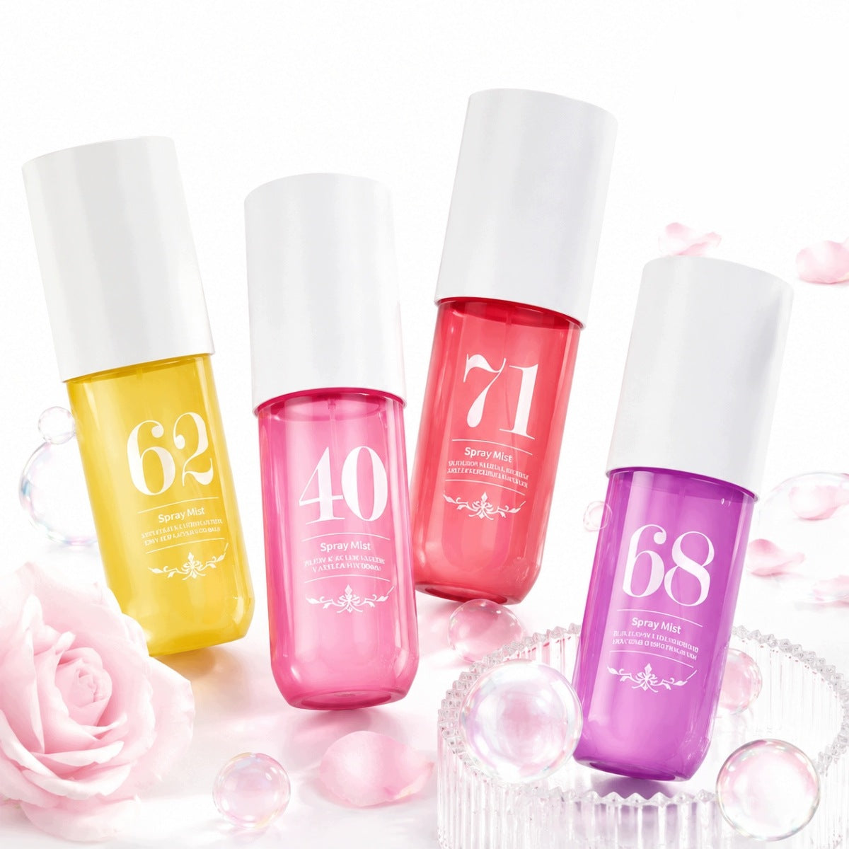 4x Hair & Body fragrance mist for body and hair 62 40 71 68 90ml