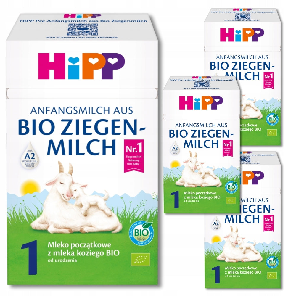 4x HiPP 1 Initial milk from goat's milk Bio 400g