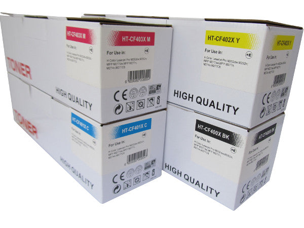 4x High Performance Toner Cartridge for HP 201X M252dw M252n M274 M277dw M277 Set