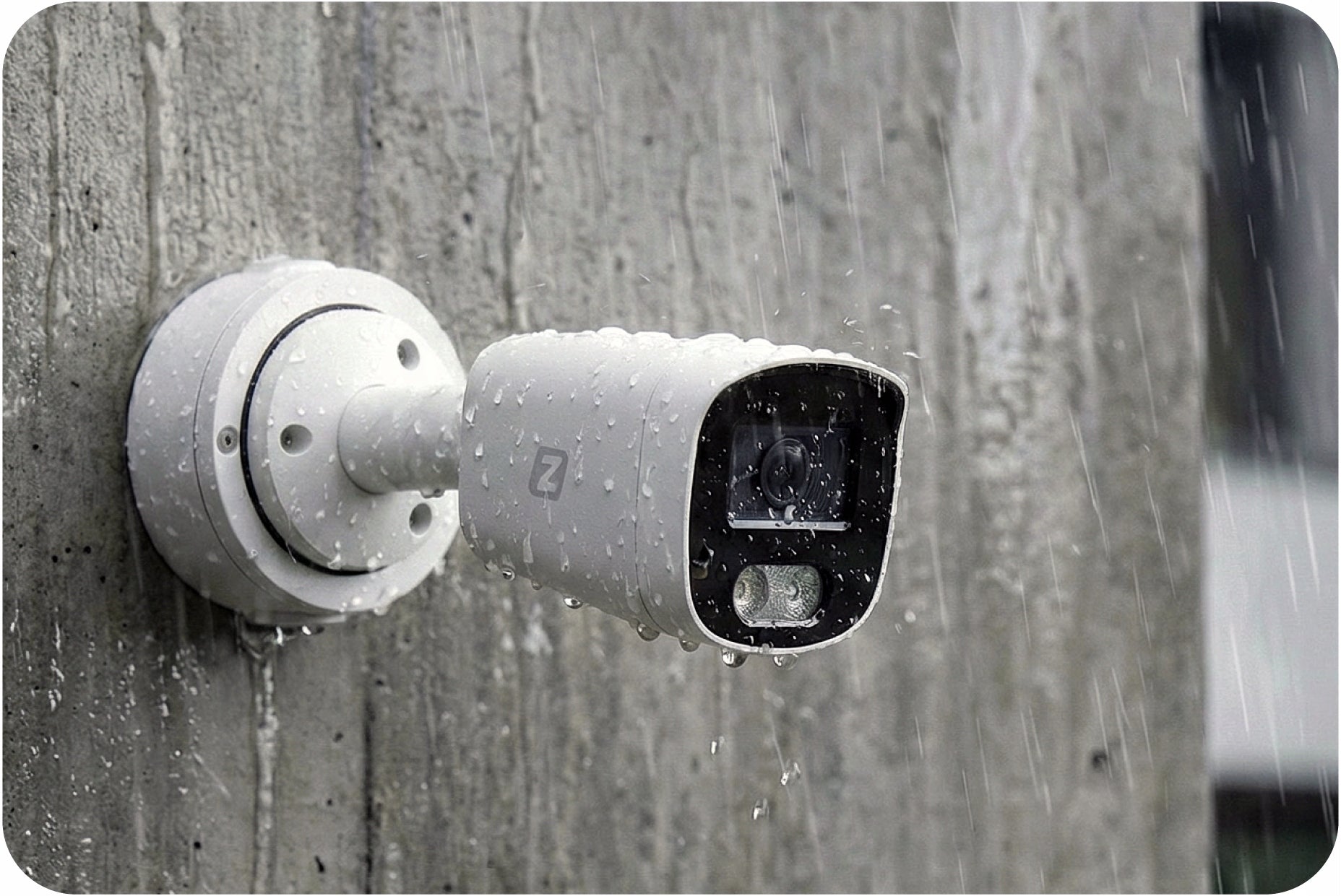 4x Monitoring Kit 4K Camera 8MPx POE | Recorder | Audio | Detection Brand Zintronic