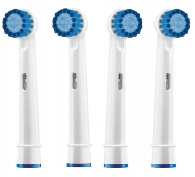4x ORAL-B SENSITIVE BRUSH TIP FOR ELECTRIC TOOTHBRUSH