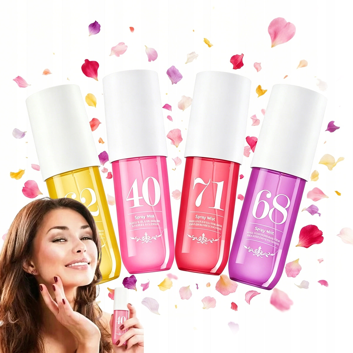 4x Perfumed Mist 62 71 68 40 Body Spray Perfumed Long Lasting
