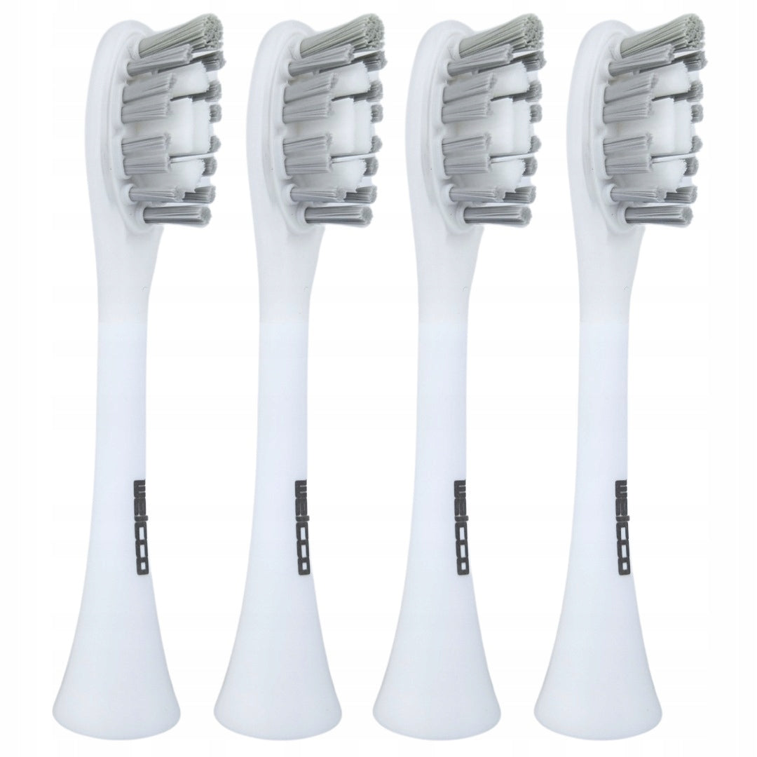 4x Seysso OXYGEN O SONIC Toothbrush Tips White Replacements