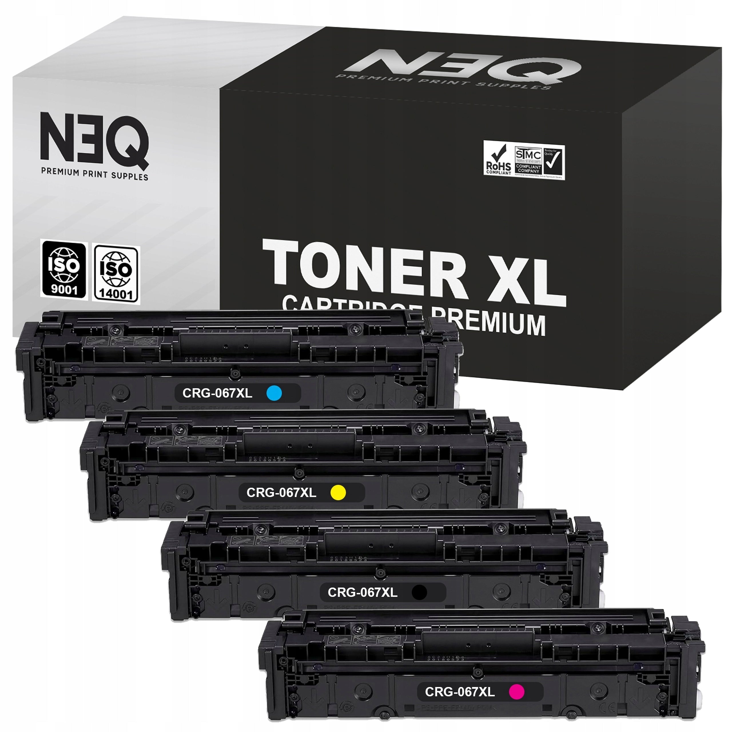 4x TONER CRG-067 XL TO CANON MF657Cdw MF655Cw MF655Cdw MF651Cw CRG-067H