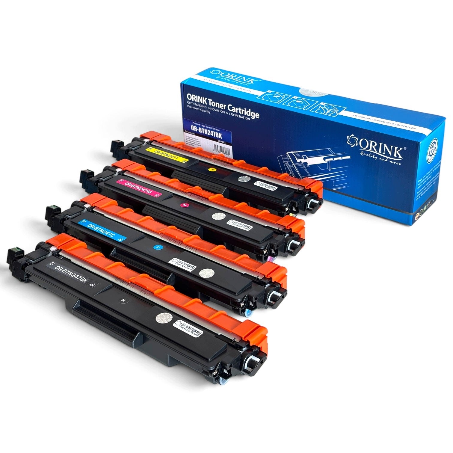 4x TONER FOR BROTHER TN247 / TN243 DCP-L3510 L3550 HL-L3210 L3750 XL SET