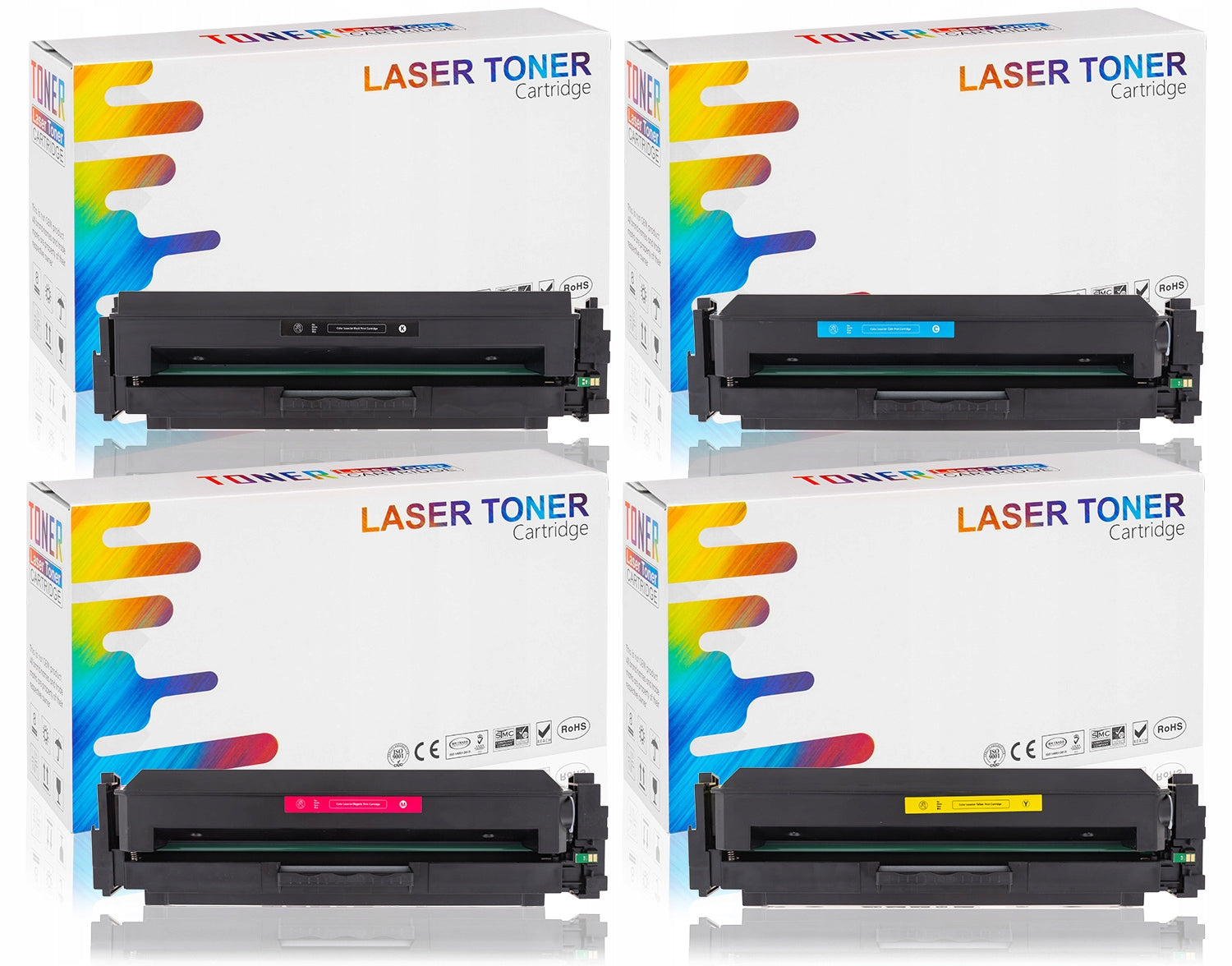 4x TONER FOR HP COLOR LASERJET CF410X PRINTER NEW