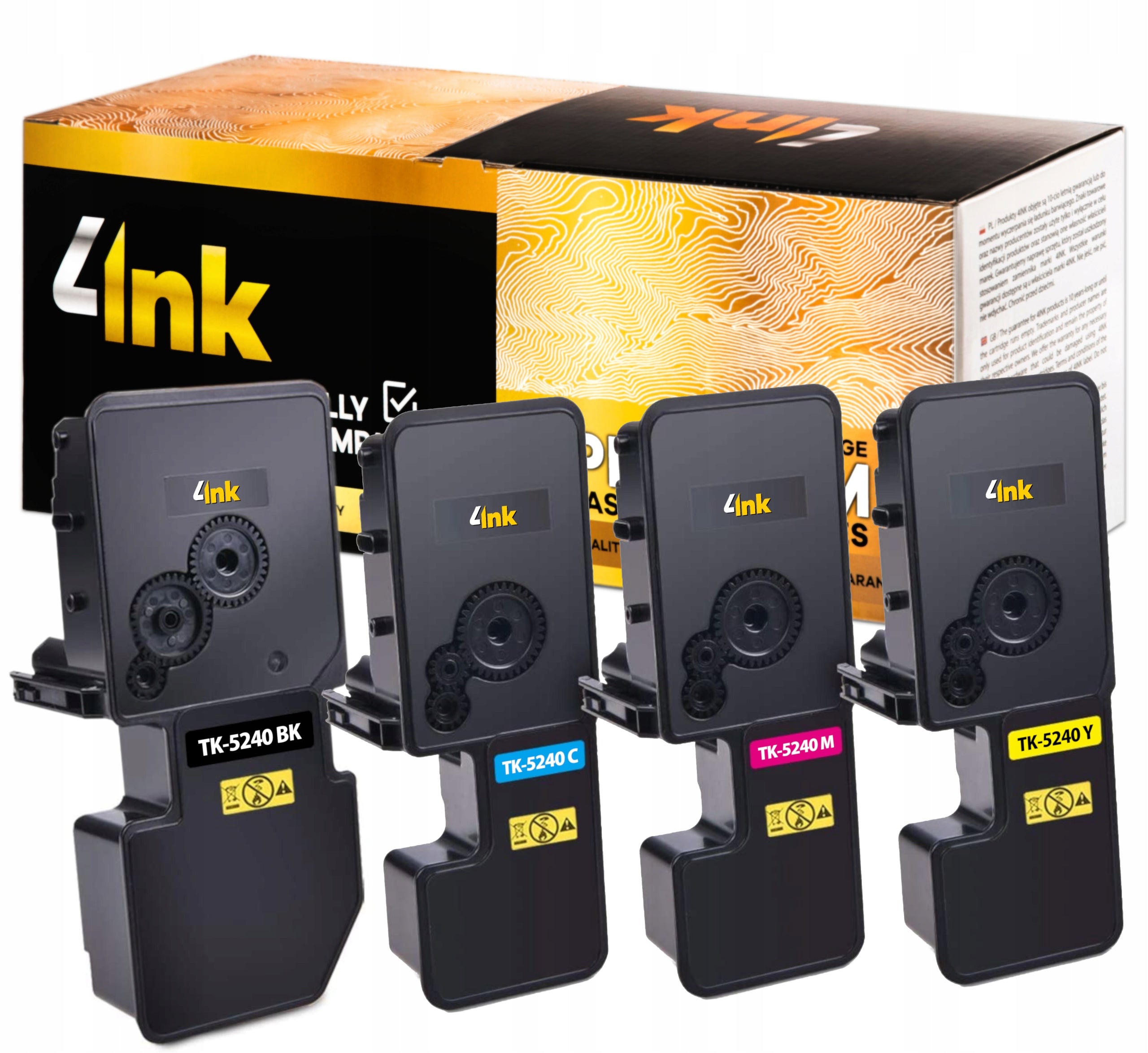 4x TONER TK-5240 FOR KYOCERA M5526 P5026 PRINTER
